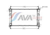 Radiateur, refroidissement du moteur FD2320 Ava Quality Cooling