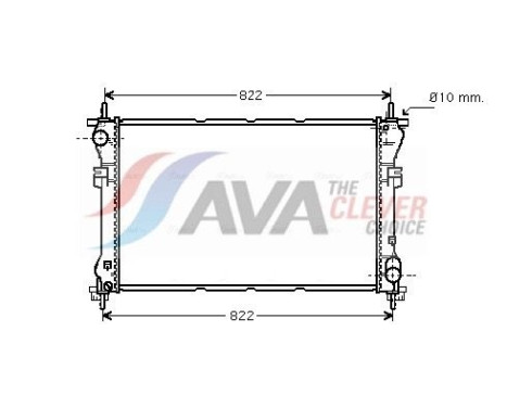 Radiateur, refroidissement du moteur FD2320 Ava Quality Cooling