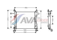 Radiateur, refroidissement du moteur FD2373 Ava Quality Cooling