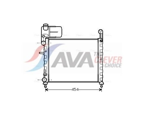 Radiateur, refroidissement du moteur FT2100 Ava Quality Cooling
