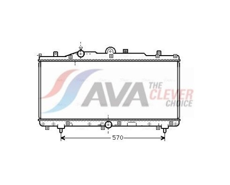 Radiateur, refroidissement du moteur FT2166 Ava Quality Cooling