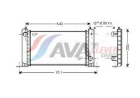 Radiateur, refroidissement du moteur FT2251 Ava Quality Cooling