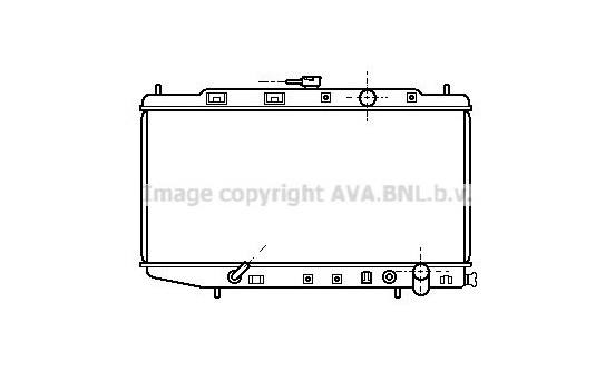 Radiateur, refroidissement du moteur HD2059 Ava Quality Cooling