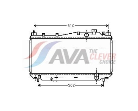 Radiateur, refroidissement du moteur HD2113 Ava Quality Cooling