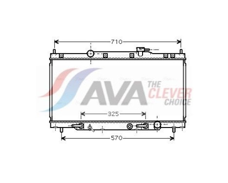 Radiateur, refroidissement du moteur HD2163 Ava Quality Cooling