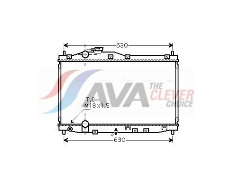 Radiateur, refroidissement du moteur HD2171 Ava Quality Cooling