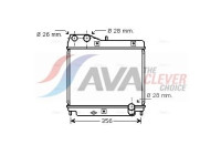 Radiateur, refroidissement du moteur HD2178 Ava Quality Cooling