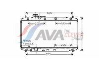 Radiateur, refroidissement du moteur HD2189 Ava Quality Cooling