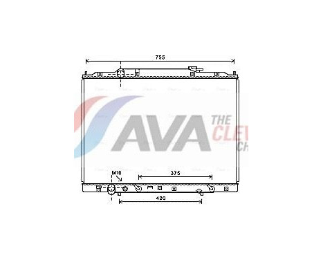 Radiateur, refroidissement du moteur HD2267 Ava Quality Cooling