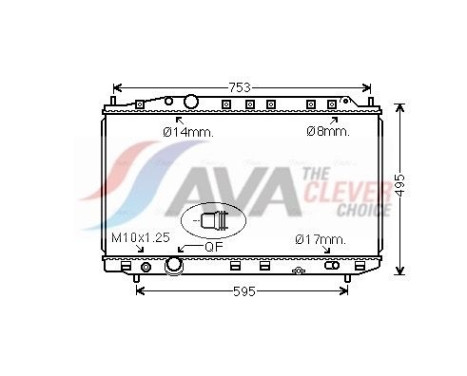 Radiateur, refroidissement du moteur HD2300 Ava Quality Cooling