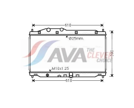 Radiateur, refroidissement du moteur HD2305 Ava Quality Cooling