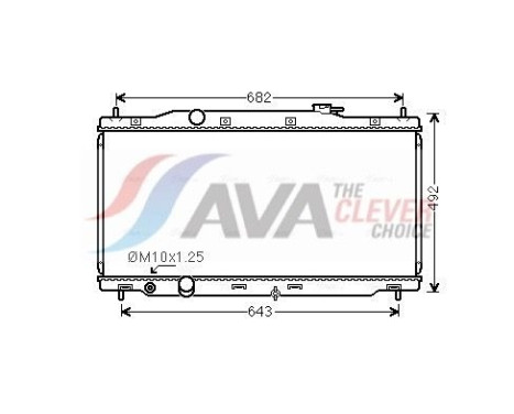 Radiateur, refroidissement du moteur HD2307 Ava Quality Cooling