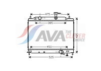 Radiateur, refroidissement du moteur HY2170 Ava Quality Cooling