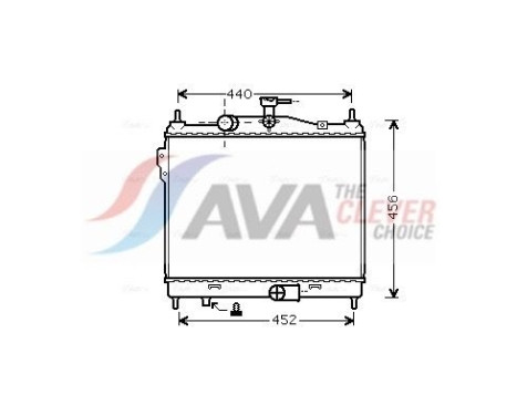 Radiateur, refroidissement du moteur HY2205 Ava Quality Cooling