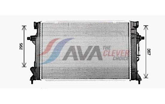 Radiateur, refroidissement du moteur HY2596 Ava Quality Cooling