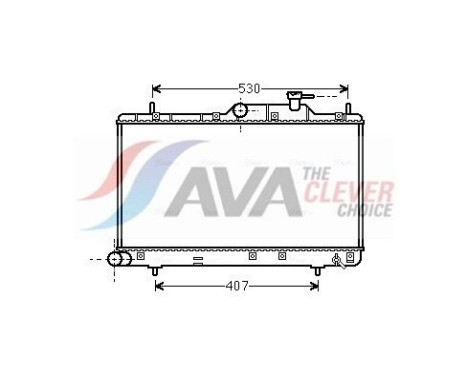 Radiateur, refroidissement du moteur HYA2307 Ava Quality Cooling