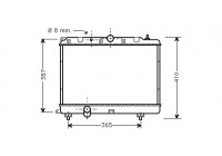 Radiateur, refroidissement du moteur *** IR PLUS *** 02002120 International Radiators Plus