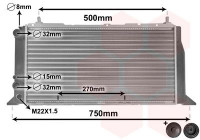 Radiateur, refroidissement du moteur *** IR PLUS *** 03002026 International Radiators Plus
