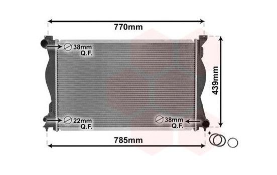 Radiateur, refroidissement du moteur *** IR PLUS *** 03002230 International Radiators Plus, Image 2