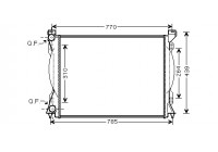 Radiateur, refroidissement du moteur *** IR PLUS *** 03002233 International Radiators Plus