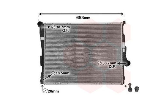 Radiateur, refroidissement du moteur *** IR PLUS *** 06002205 International Radiators Plus