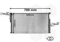 Radiateur, refroidissement du moteur *** IR PLUS *** 06002446 International Radiators Plus