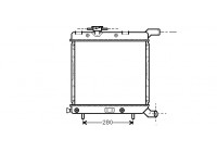 Radiateur, refroidissement du moteur *** IR PLUS *** 07002003 International Radiators Plus