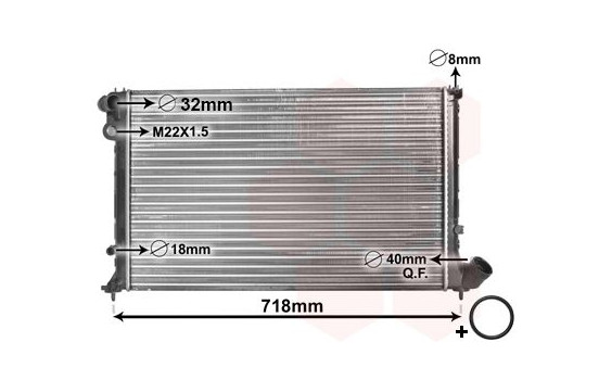 Radiateur, refroidissement du moteur *** IR PLUS *** 09002103 International Radiators Plus, Image 3