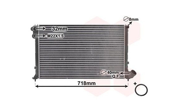 Radiateur, refroidissement du moteur *** IR PLUS *** 09002105 International Radiators Plus, Image 4
