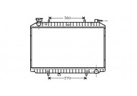 Radiateur, refroidissement du moteur *** IR PLUS *** 13002155 International Radiators Plus
