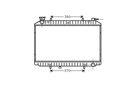 Radiateur, refroidissement du moteur *** IR PLUS *** 13002155 International Radiators Plus