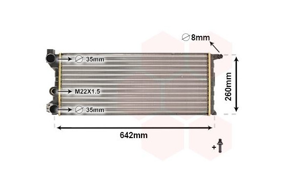 Radiateur, refroidissement du moteur *** IR PLUS *** 17002074 International Radiators Plus, Image 2