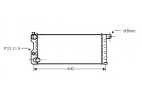 Radiateur, refroidissement du moteur *** IR PLUS *** 17002074 International Radiators Plus