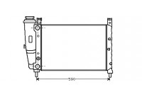 Radiateur, refroidissement du moteur *** IR PLUS *** 17002122 International Radiators Plus