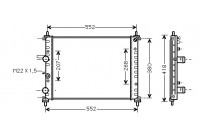 Radiateur, refroidissement du moteur *** IR PLUS *** 17002182 International Radiators Plus