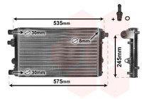 Radiateur, refroidissement du moteur *** IR PLUS *** 17002239 International Radiators Plus