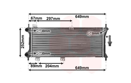 Radiateur, refroidissement du moteur *** IR PLUS *** 17002258 International Radiators Plus, Image 3