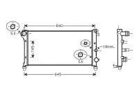 Radiateur, refroidissement du moteur *** IR PLUS *** 17002292 International Radiators Plus