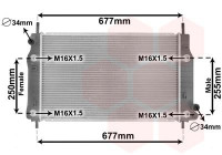 Radiateur, refroidissement du moteur *** IR PLUS *** 18002223 International Radiators Plus