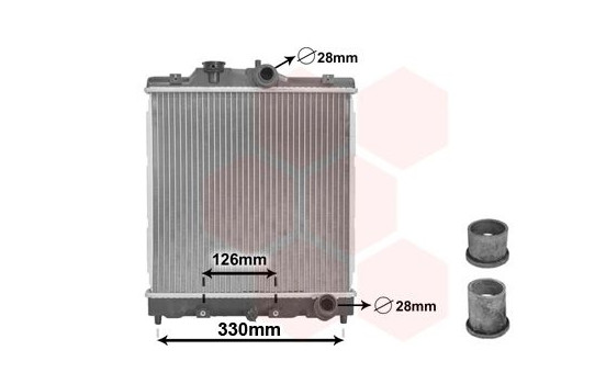 Radiateur, refroidissement du moteur *** IR PLUS *** 25002067 International Radiators Plus, Image 3