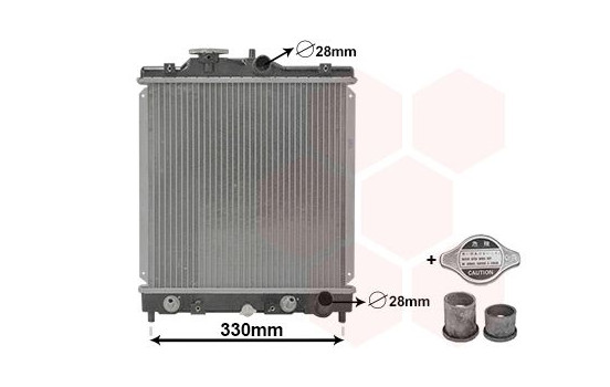 Radiateur, refroidissement du moteur *** IR PLUS *** 25002069 International Radiators Plus, Image 2