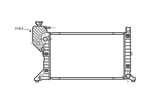 Radiateur, refroidissement du moteur *** IR PLUS *** 30002300 International Radiators Plus