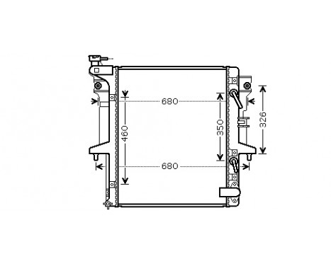 Radiateur, refroidissement du moteur *** IR PLUS *** 32002204 International Radiators Plus