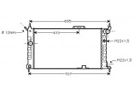 Radiateur, refroidissement du moteur *** IR PLUS *** 37002091 International Radiators Plus