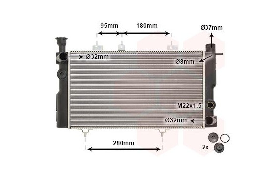 Radiateur, refroidissement du moteur *** IR PLUS *** 40002096 International Radiators Plus, Image 2