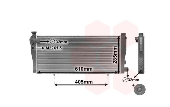 Radiateur, refroidissement du moteur *** IR PLUS *** 40002099 International Radiators Plus, Image 3