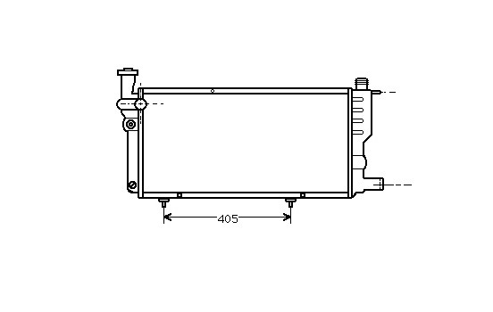 Radiateur, refroidissement du moteur *** IR PLUS *** 40002099 International Radiators Plus