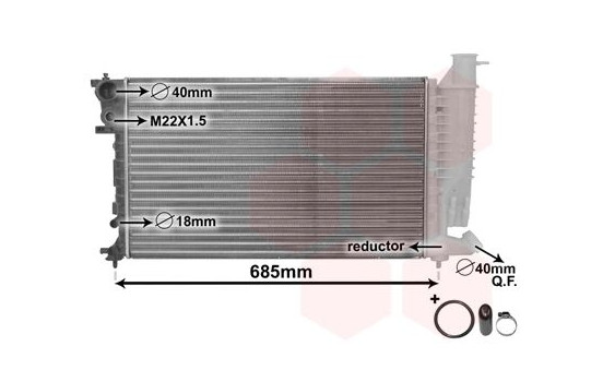 Radiateur, refroidissement du moteur *** IR PLUS *** 40002140 International Radiators Plus, Image 3