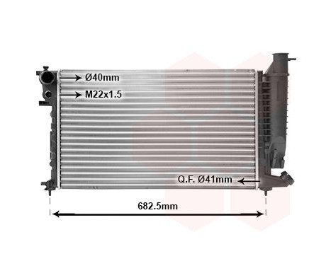 Radiateur, refroidissement du moteur *** IR PLUS *** 40002148 International Radiators Plus, Image 2