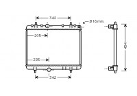 Radiateur, refroidissement du moteur *** IR PLUS *** 40002267 International Radiators Plus